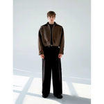 Double-Layer Faux Two-Piece Wool Jacket 4