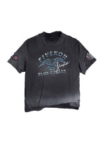 Double-Layer Graphic Short-Sleeve T-Shirt 1