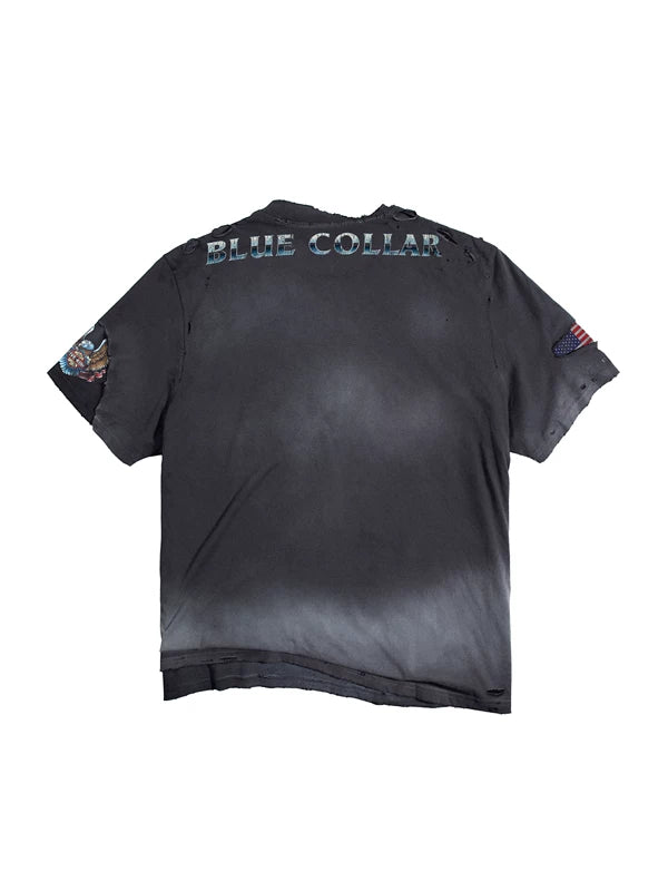 Double-Layer Graphic Short-Sleeve T-Shirt 2