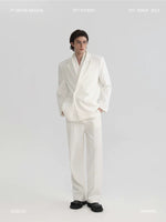 Double-Layer Minimalist Suit with Pants 1