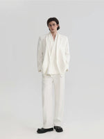 Double-Layer Minimalist Suit with Pants 3