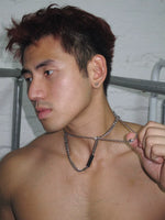 Double-Layer Pearl Cuban Chain Necklace 4