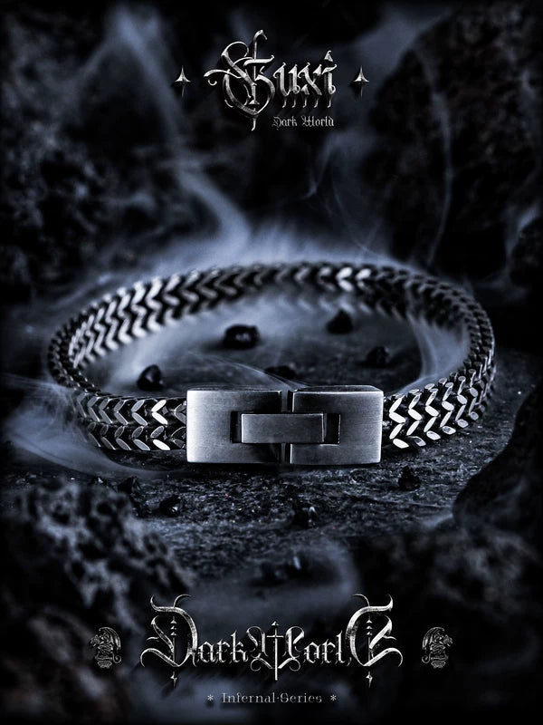 Double-Layer Titanium Steel Chain Bracelet 2