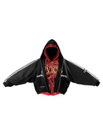 Double Layer Zip Up Hoodie Sweatshirt 2