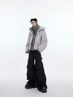 Double-Layered Faux Two-Piece Padded Jacket 3