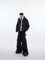 Double-Layered Faux Two-Piece Padded Jacket 5