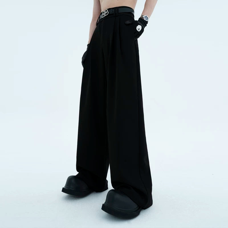 5073155784931,5073155784932,5073155784933,5073155784934, Double-Pleated High-Waisted Wide-Leg Pants
