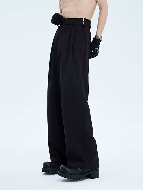 Double-Pleated Wrinkle-Free Casual Pants 2