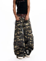 Double Waist Camouflage Cargo Pants 2