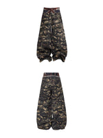Double Waist Camouflage Cargo Pants 5