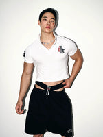 Double Waistband Crossover Casual Shorts 5