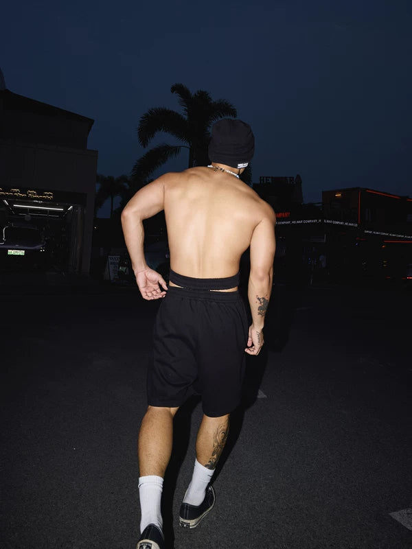 Double Waistband Sweatpants Shorts 3