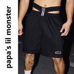 6079866709574,6079866709575,6079866709576, Double Waistband Sweatpants Shorts