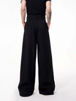 Double Waistband Wide Leg Suit Pants 4