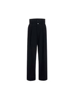 Double Waistband Wide Leg Suit Pants 5