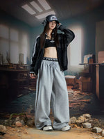 Double Waistband Wide Leg Sweatpants 4