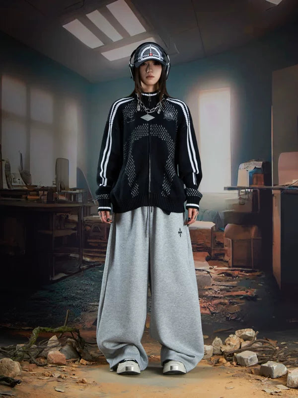 Double Waistband Wide Leg Sweatpants 5