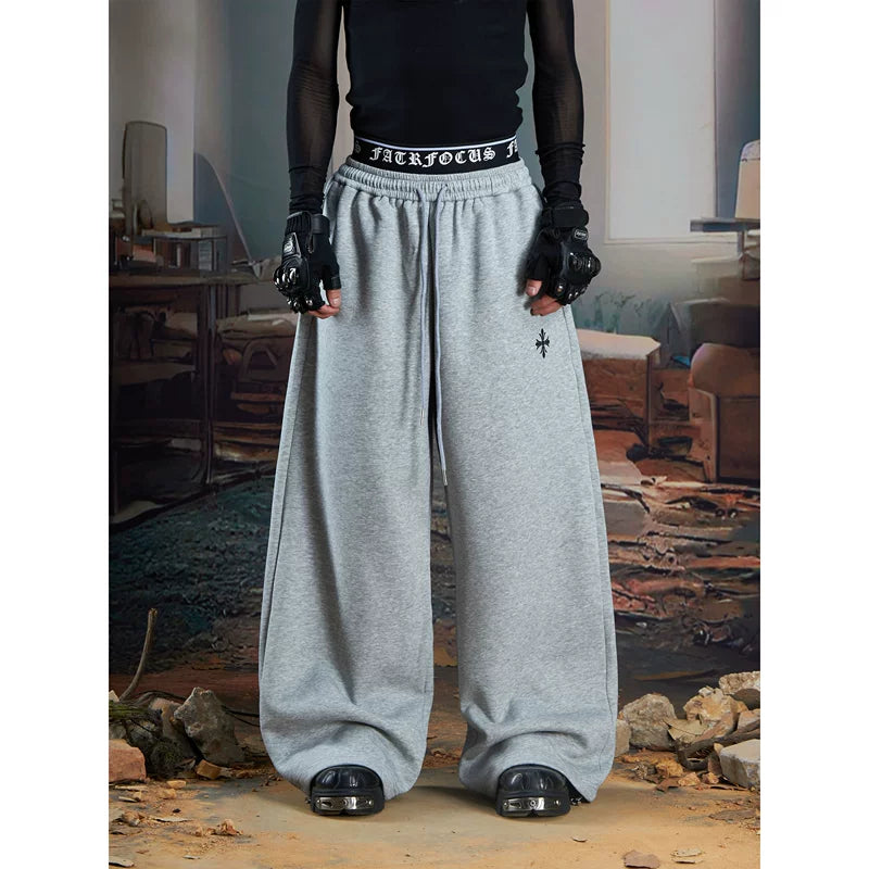 5919646544866,5919646544867,5919646544868,5919646544869, Double Waistband Wide Leg Sweatpants