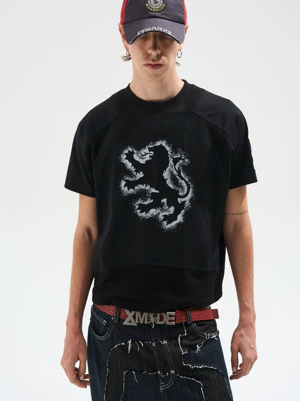 Dragon Graphic Short-Sleeve T-Shirt 1