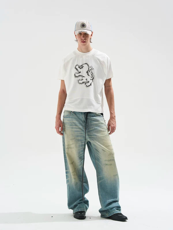 Dragon Graphic Short-Sleeve T-Shirt 4