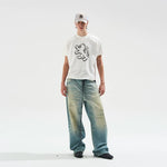 5864651157231,5864651157232,5864651157233,5864651157234, Dragon Graphic Short-Sleeve T-Shirt