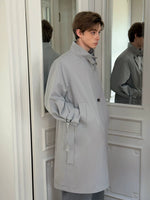 Duck Down Belted Long Trench Coat 2