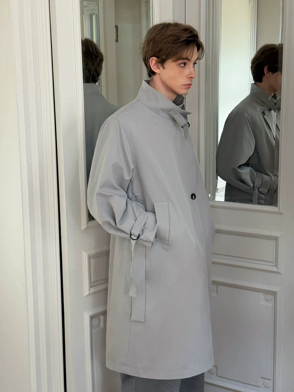 Duck Down Belted Long Trench Coat 2