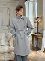 Duck Down Belted Long Trench Coat 5