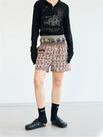 Elastic Waist Plaid Casual Sport Shorts Pants 1