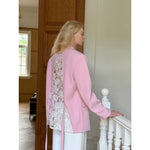 Embroidered Back Suit Jacket and Pants Set 2