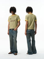 Embroidered Badge Short-Sleeve Crew Neck T-Shirt 2