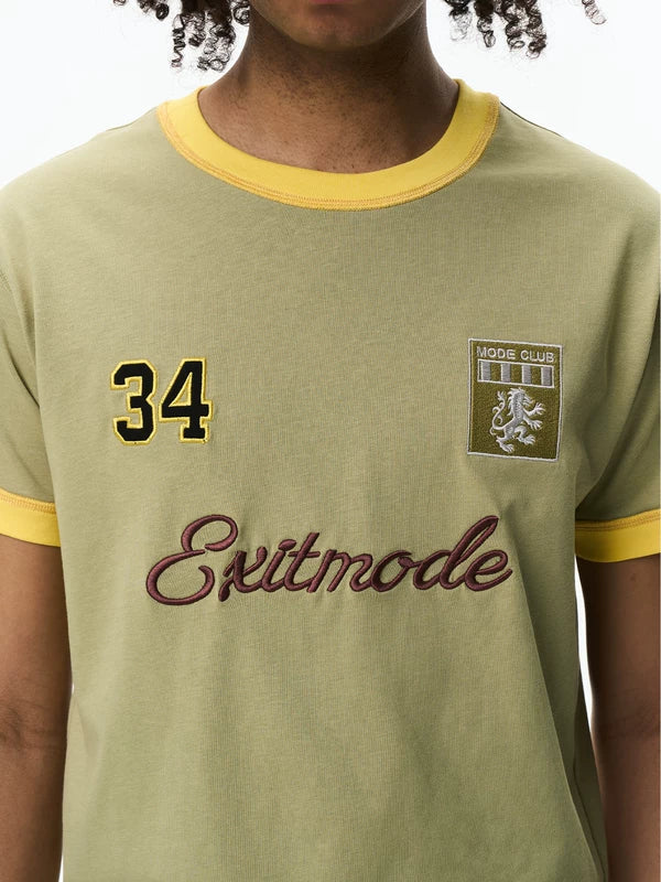 Embroidered Badge Short-Sleeve Crew Neck T-Shirt 5