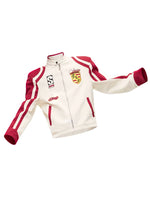 Embroidered Badge Stand Collar Motorcycle Jacket 5