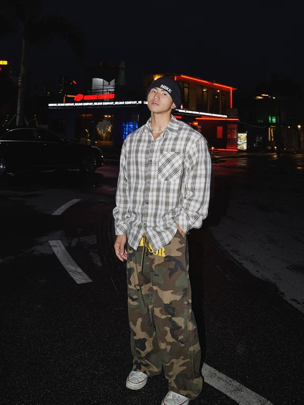 Embroidered Camouflage Street Style Dance Pants 4