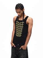 Embroidered Court Style Slim Fit Vest 4