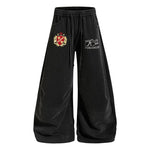 6259843890621,6259843890623,6259843890625,6259843890627, Embroidered Distressed Loose Fit Sweatpants