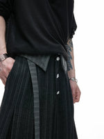 Embroidered High-Waisted Wide-Leg Ribbon Pants 5