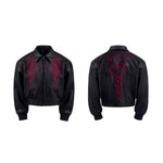 5866005984818,5866005984819,5866005984820,5866005984821, Embroidered Leather Motorcycle Jacket