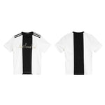 6062915725843,6062915725844,6062915725845,6062915725846, Embroidered Letter Crew Neck T-Shirt