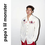 6269505758327,6269505758328,6269505758329, Embroidered Long-Sleeve Button-Down Shirt