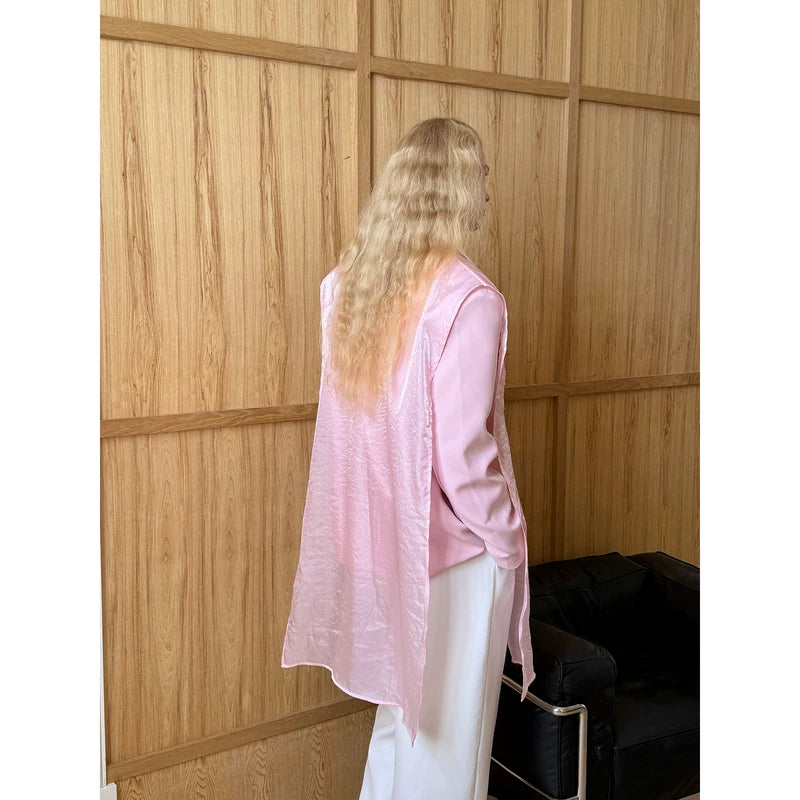 Embroidered Longline Loose Fit Suit Jacket 3