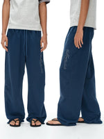 Embroidered Loose Fit Sweatpants 1