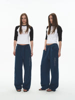 Embroidered Loose Fit Sweatpants 2
