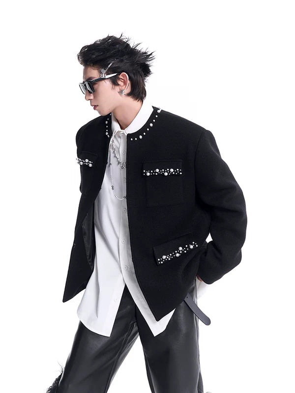 Embroidered Pearl Chinese Style Jacket 2