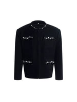 Embroidered Pearl Chinese Style Jacket 5
