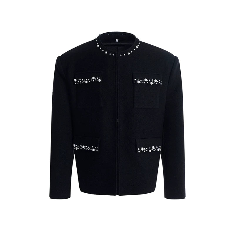 5545159273819,5545159273820,5545159273821,5545159273822, Embroidered Pearl Chinese Style Jacket