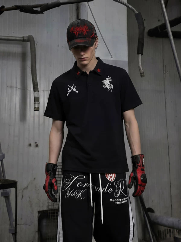 Embroidered Polo Shirt 1