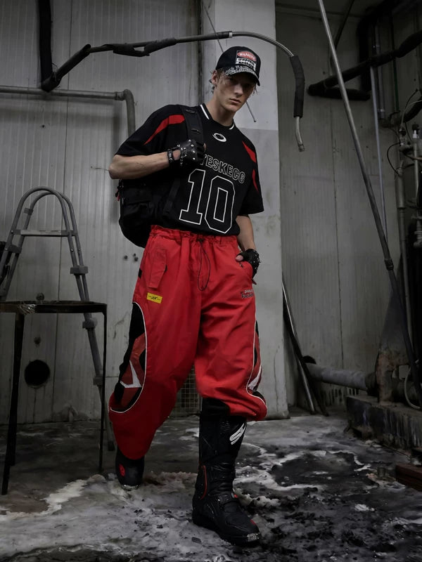Embroidered Racing Graphic T-Shirt 5