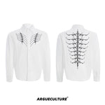 5915960763024,5915960763027,5915960763030,5915960763033, Embroidered Rivet Detail Long Sleeve Shirt