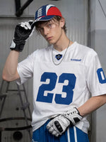 Embroidered Short-Sleeve Jersey Sport T-Shirt 1